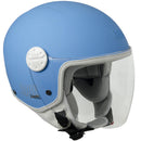 Casco Demi-Jet per Bambini Visiera Lunga CGM Varadero 206A Azzurro Opaco -1