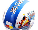 Casco Jet per Bambini Visiera Lunga CGM Comics 206G Blu-4