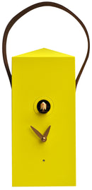 Orologio a Cucù da Parete 12x27x12cm Pirondini Italia Lanterna Giallo Zolfo-1