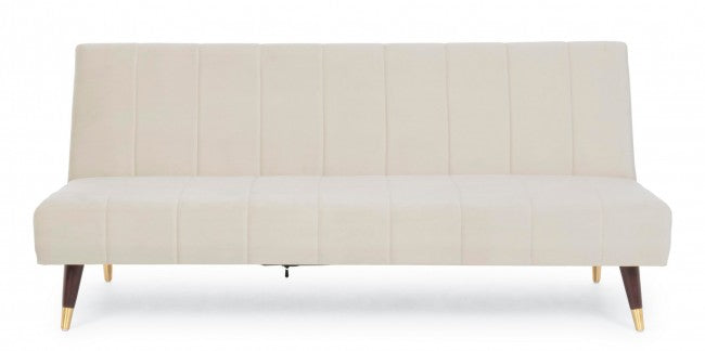 Divano Letto 3 Posti 180x88x82 cm Alma in Velluto-3