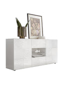 Mobile Buffet in Melaminico 180x42x84cm TFT Blossom Bianco-1