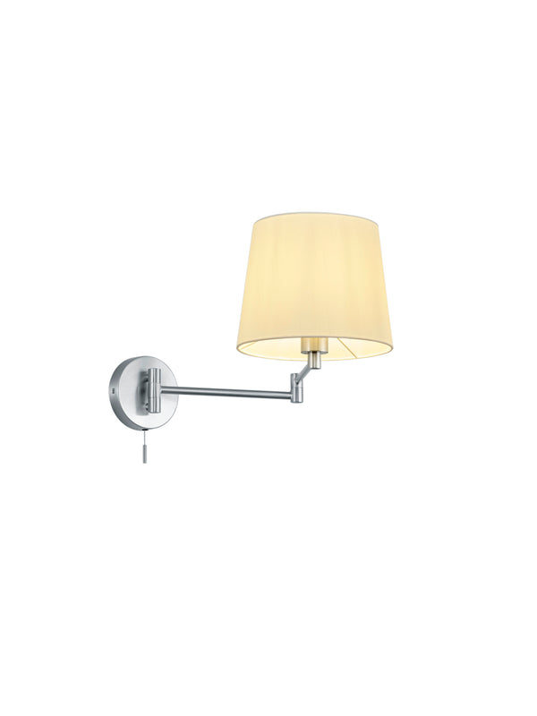 acquista E27 Innenwandlampe aus matt vernickeltem Metall