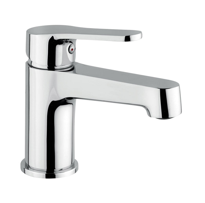 Rubinetto Miscelatore Monocomando Lavabo in Ottone Bonussi Memphis Cromato-1