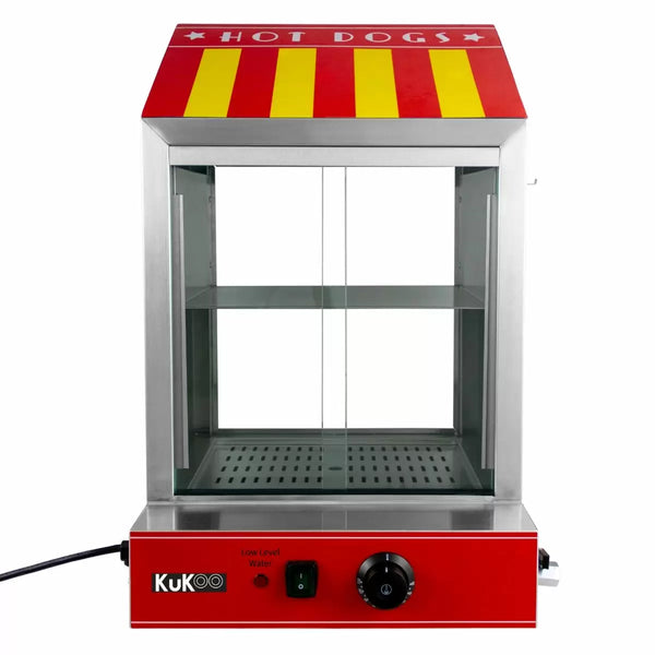 acquista Macchina a Vapore per Hot Dog da Banco 2000W in Acciaio Inox con Accessori