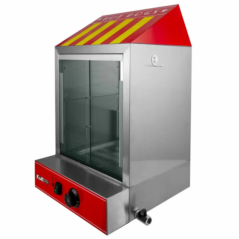 Macchina a Vapore per Hot Dog da Banco 2000W in Acciaio Inox con Accessori-5