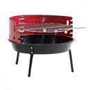 Barbecue a Carbonella Ø36 cm in Acciaio Rosso-3