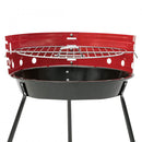 Barbecue a Carbonella Ø36 cm in Acciaio Rosso-6