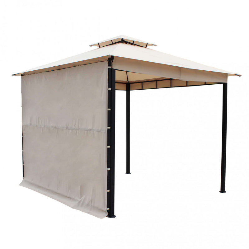 Gazebo Stark 3x3x265 h m in Metallo Beige-6