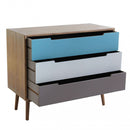 Mobile Brisbane 80x35,5x66,5 h cm in Legno Multicolor-8