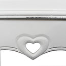 Credenza Cantina Cuore 80x36x84,5 h cm in Legno di paulownia Bianco-4