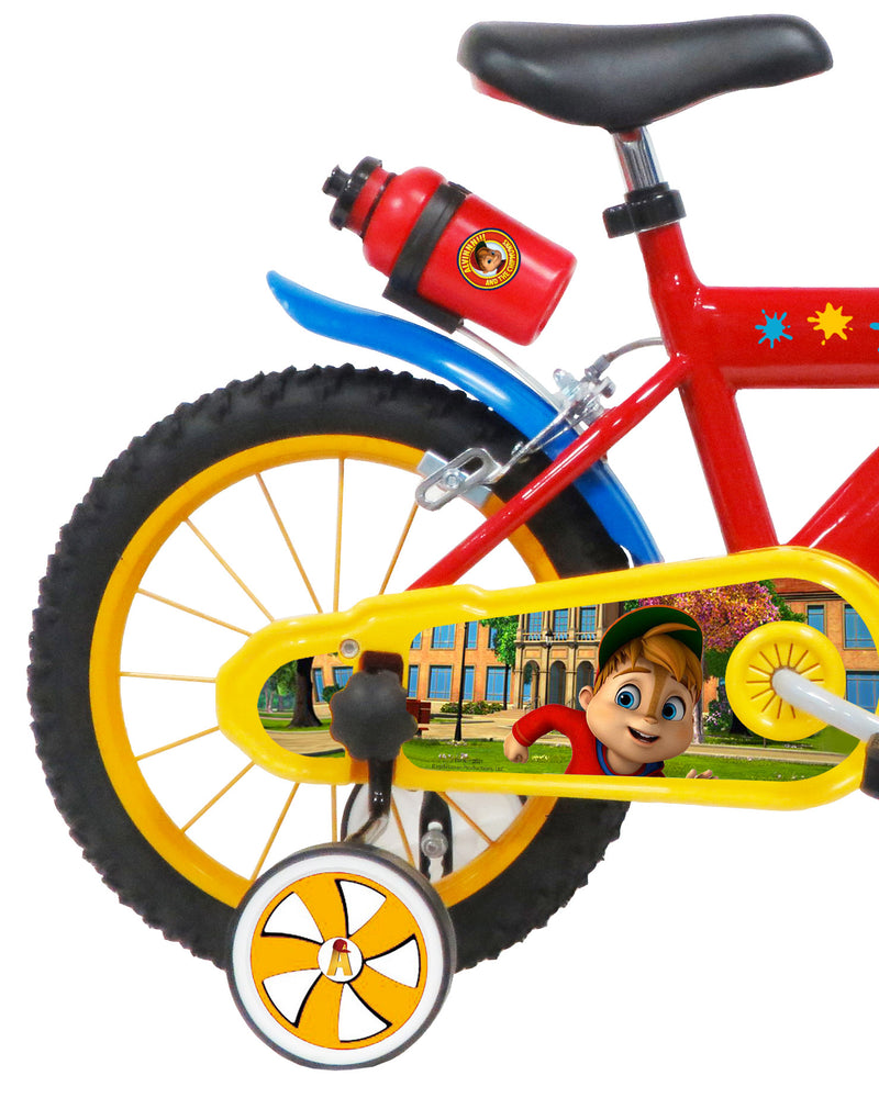 Bicicletta per Bambino 14" 2 Freni  Alvinnn Rossa-2