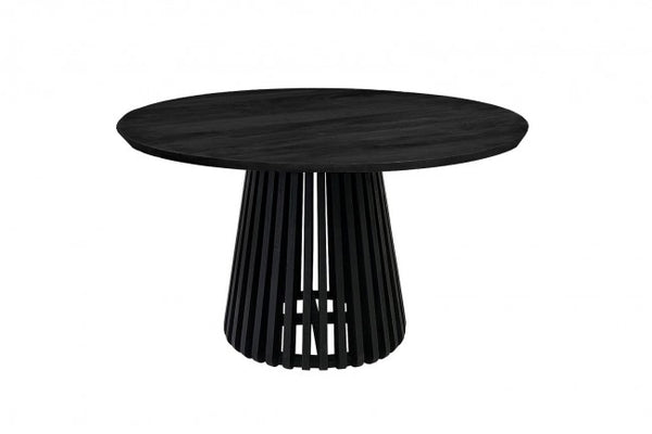 online Tavolo Rotondo Fisso Ø 130x75 cm Caffè black in Legno Black