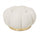 Pouf Ø 65x35 cm Florel in Bouclè Naturale