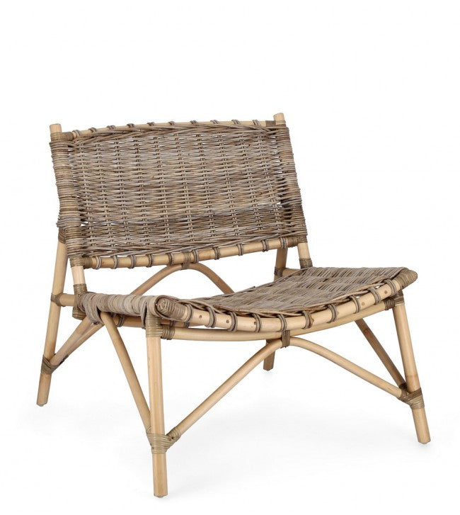 Sedia 68,5x75,5x75 cm Tarifa in Rattan-1