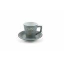 Set 6 tazzine Caffè con Piattino Ø6x6 cm in Gres Villa D’este Home Tivoli con Stand-7