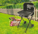 Barbecue a Carbone Carbonella Quadrato 46x46 cm Soriani Nero-7