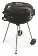 Barbecue a Carbone Carbonella Tondo con Ruote Soriani Sun-Day Nero-1