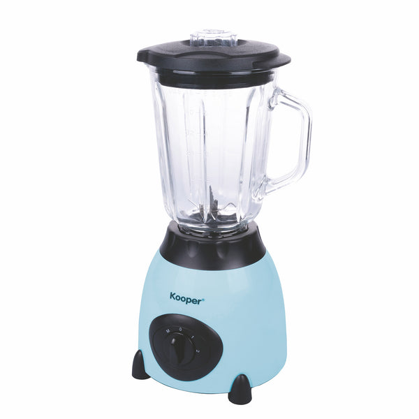 Elektrischer Mixer 500 W Glas 1,5 Liter 2 Geschwindigkeiten Kooper Blau prezzo