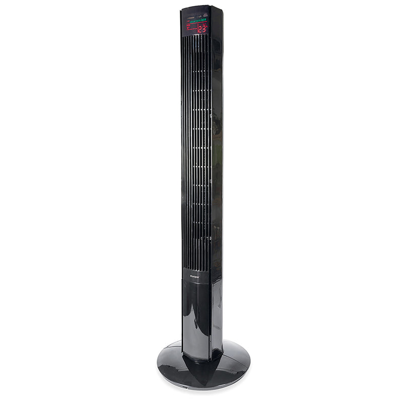 Ventilatore a Torre da Pavimento H117 cm 55W Kooper Obelisk Nero-1