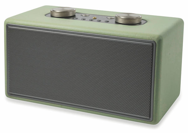 online Kabelloser 80-W-Lautsprecher mit Radio aus Kunstleder Kooper Twist Green