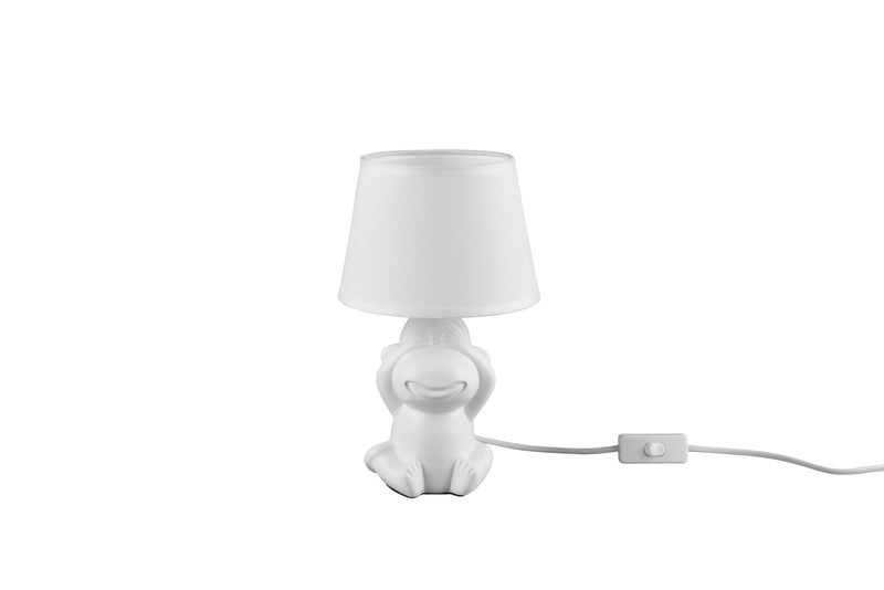 Lampada tavolo da Interno  E14 in Ceramica Bianco Opaco