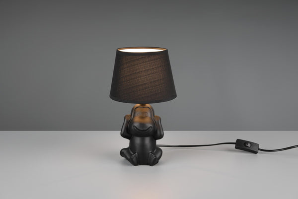 E14-Tischlampe für den Innenbereich aus mattschwarzer Keramik prezzo