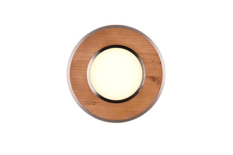 Plafoniera da Interno a led in Legno naturale Legno Naturale