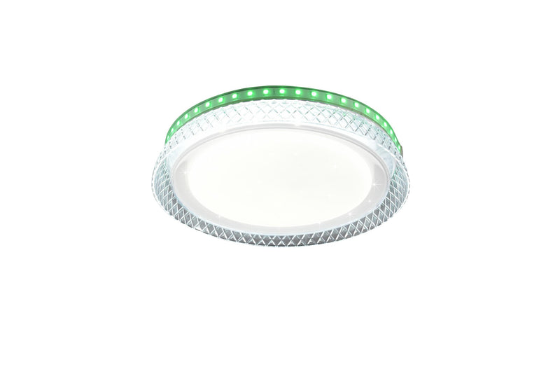 Plafoniera da Interno a LED in Plastica Bianco