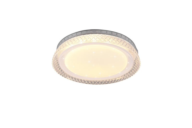 Plafoniera da Interno a LED in Plastica Bianco