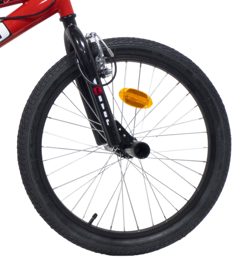 Bicicletta BMX Freestyle 20” in Acciaio Tokio Rossa-3