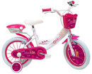 Bicicletta per Bambina 16" 2 Freni  Lolly Girl Bianca/Rosa-1