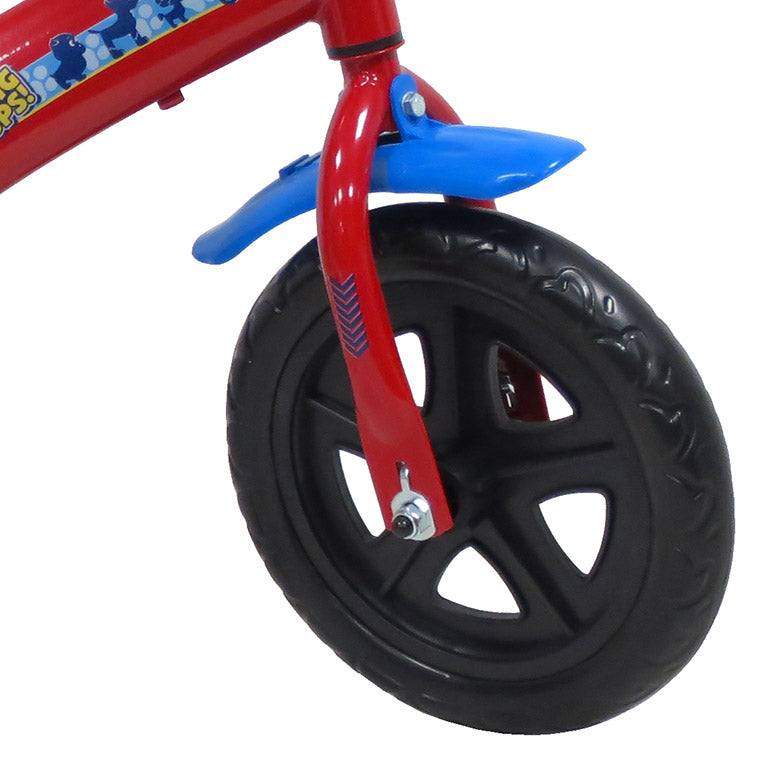 Bicicletta per Bambino 10" Senza Freni Gomme in EVA Paw Patrol Rossa-3