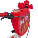 Bicicletta per Bambino 12” 1 Freno Gomme in EVA Teen Monster Bianca/Rossa-5