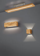 Applique da Interno a LED in Legno naturale Colore di Legno-3