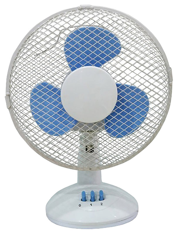 Tischventilator Ø23 cm 3 Geschwindigkeit 30W Bauer Weiß prezzo