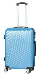 Set 3 Valigie Trolley Rigide in ABS 4 Ruote  Ravizzoni Monet Blu-3