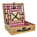 Cestino Pic-nic in vimini campagna con accessori barbeque cm 50x40xh14-3