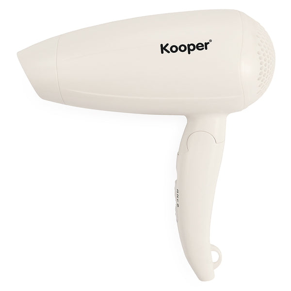 sconto Kooper Mini Style Faltbarer Reise-Haartrockner 1800W Weiß