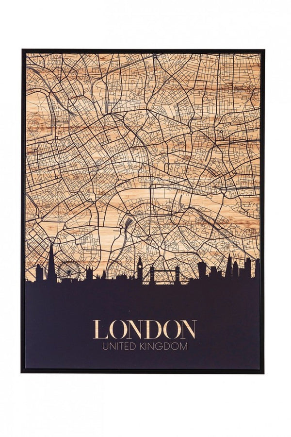 Bild City of London 60x3,2x80 cm als Druck auf Leinwand sconto