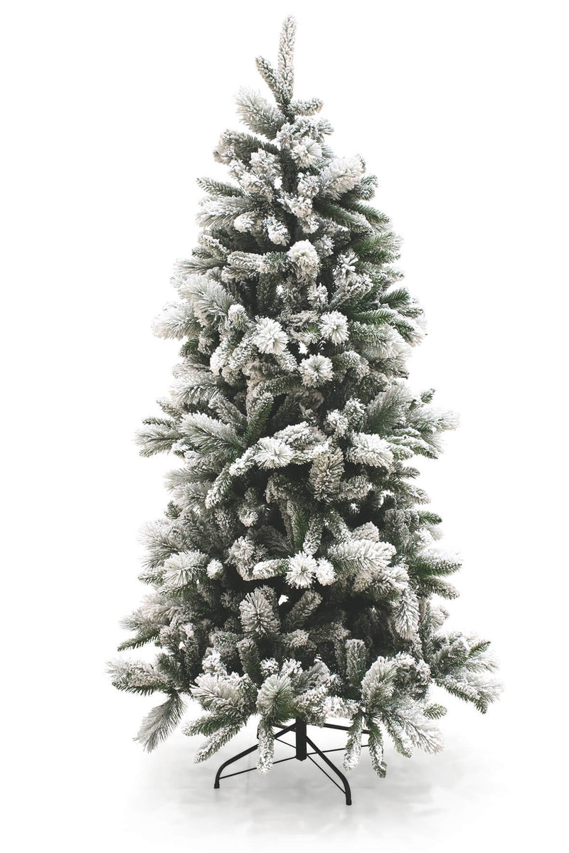 Albero di Natale Innevato 774 Rami Ø120xH210 cm Soriani Vienna-1