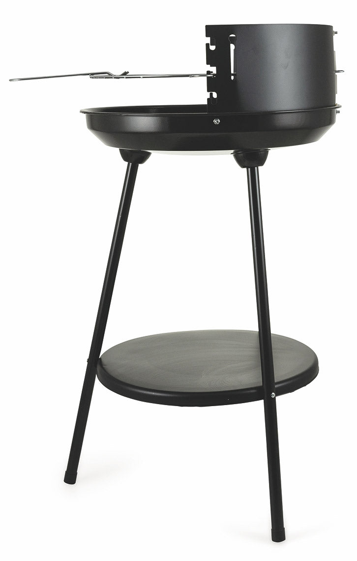 Barbecue a Carbone Carbonella Rotondo Ø42 cm Soriani Sun-day Nero-2