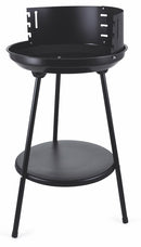 Barbecue a Carbone Carbonella Rotondo Ø42 cm Soriani Sun-day Nero-6