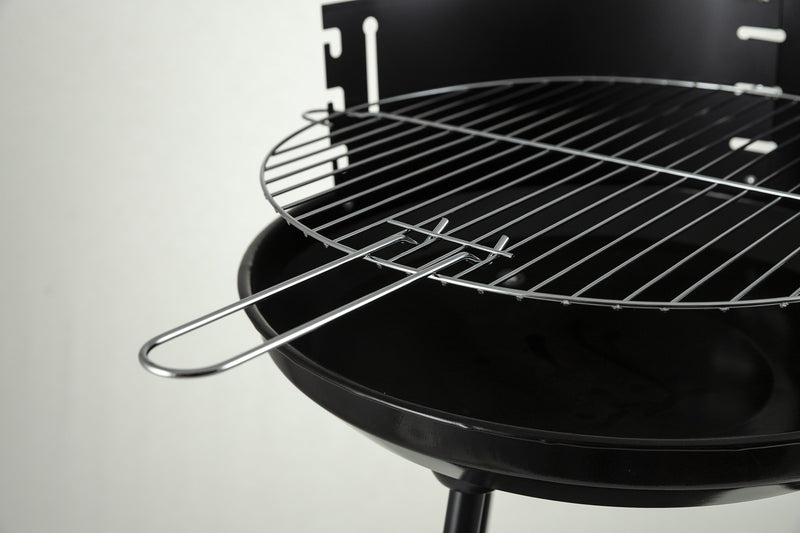 Barbecue a Carbone Carbonella Rotondo Ø42 cm Soriani Sun-day Nero-7