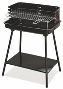 Barbecue a Carbone Carbonella Rettangolare 58x38 cm Soriani Sun-day Nero-1