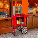 Macchina a Vapore per Hot Dog 2000W in Acciaio Inox con Carrello-7