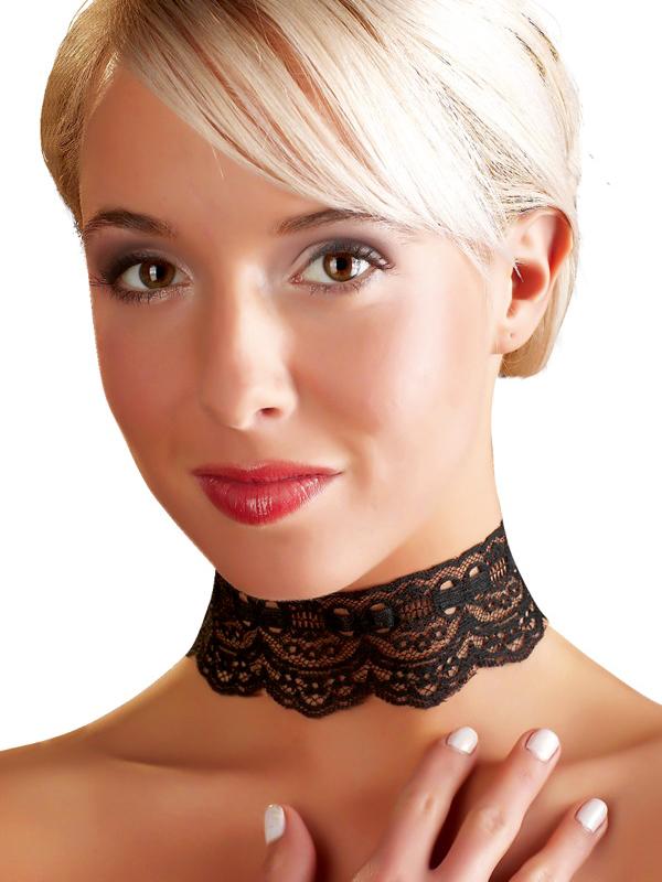 Collarino Ricami Pizzo Nero-1