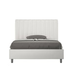 Letto 1 Piazza e Mezzo 120x190 cm Senza Rete Agueda Bianco-1