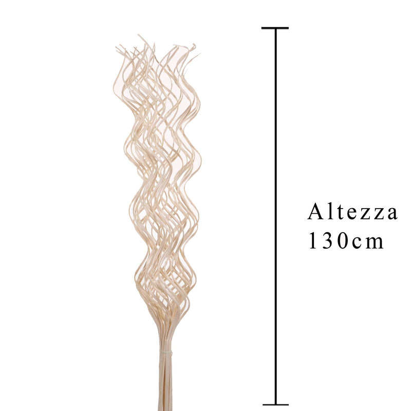 Set 20 Decorazioni Legno Twist Willow H 130 cm