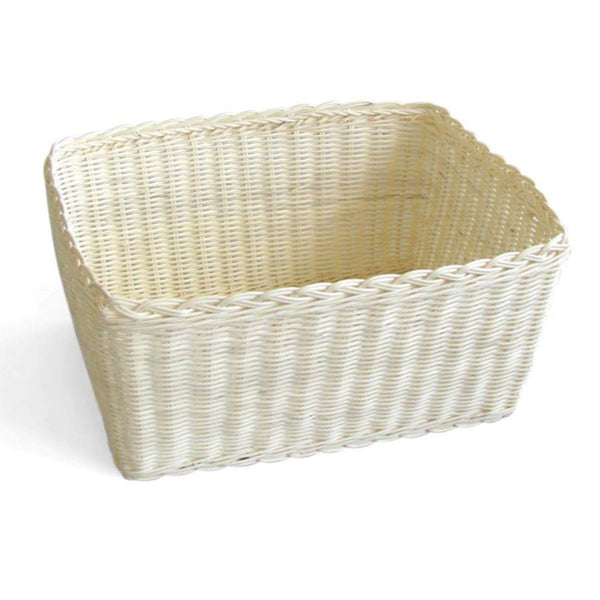 prezzo Cestina Rettangolare 37xh18x27 cm in Rattan Naturale