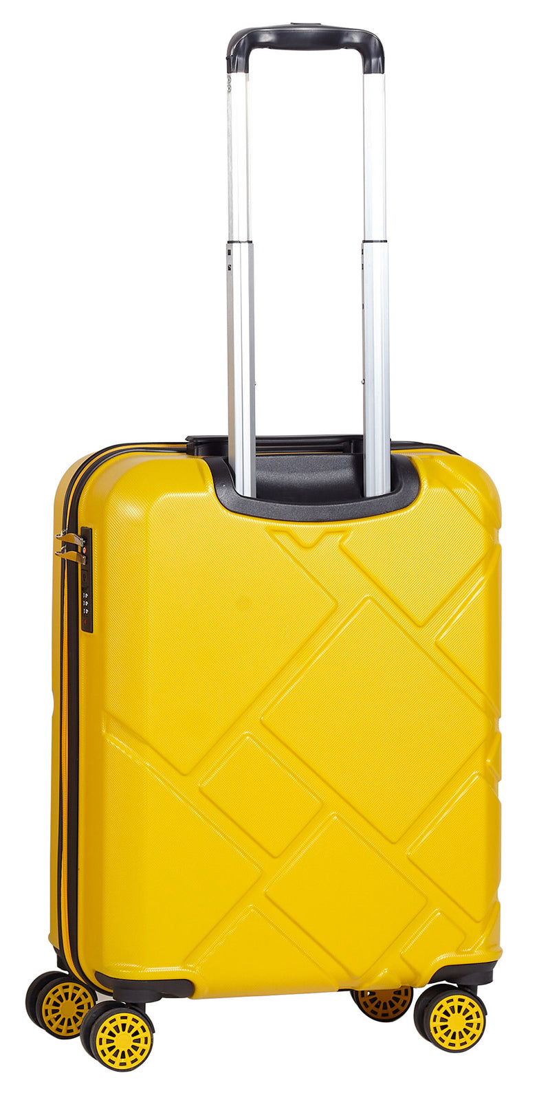 Trolley Valigia Bagaglio a Mano Rigida in ABS 4 Ruote TSA Ravizzoni Mango Giallo-2